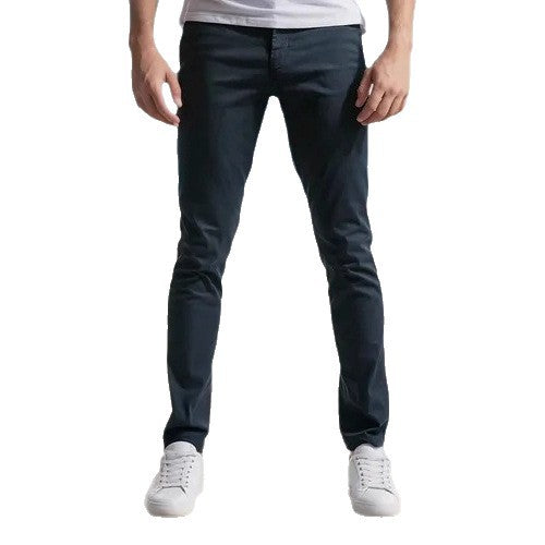 Schlanke Herren Jeans Slim Fit dunkelblau