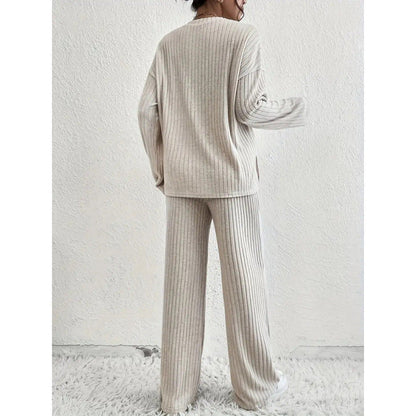 Damen Jersey-Anzug Bequem Relaxed