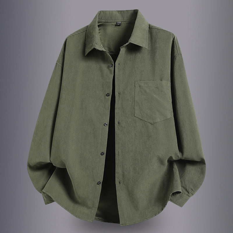 Herren Overshirt Lässig Komfortabel Mit Taschen - BerlinGlamour