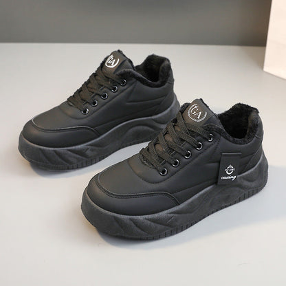 Damen Sneaker Warm Innenfutter Robust Profilsohle Moderne