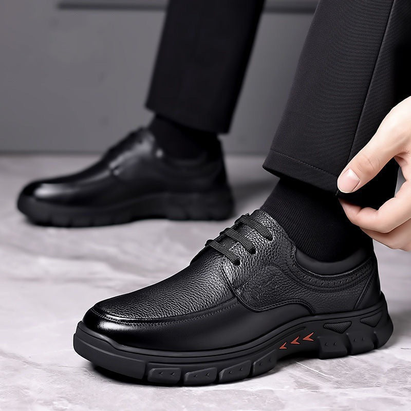 Damen Schnürschuhe Leder Modisch Hochwertig
