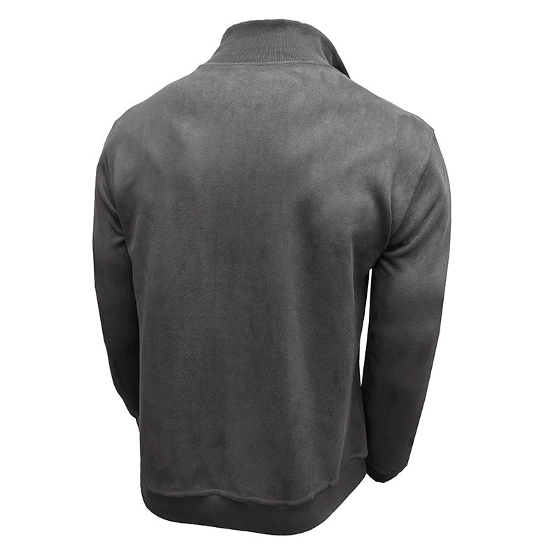 Modischer Stehkragenpullover Herren Trendy Übergröße