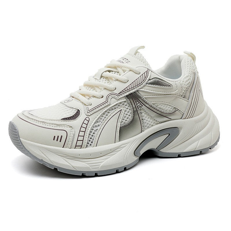 Damen Sport Schnürschuhe Laufschuhe Atmungsaktive Mesh - BerlinGlamour