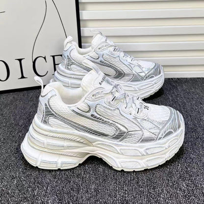 Damen Sneaker Sportlich Reflektierend Bequem - BerlinGlamour