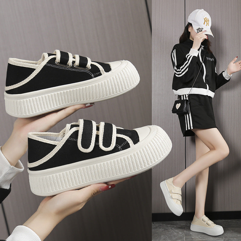 Damen Sneaker Modisch mit Klettverschluss und Dämpfung - BerlinGlamour