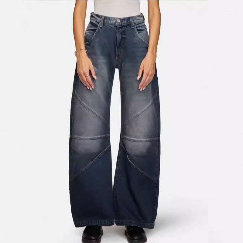 Damen Jeans Weite Bequem Mit besonderem Schnitt