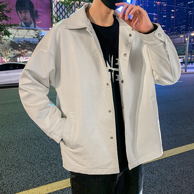 Herren Freizeitjacke Modern mit Knöpfen Trendig