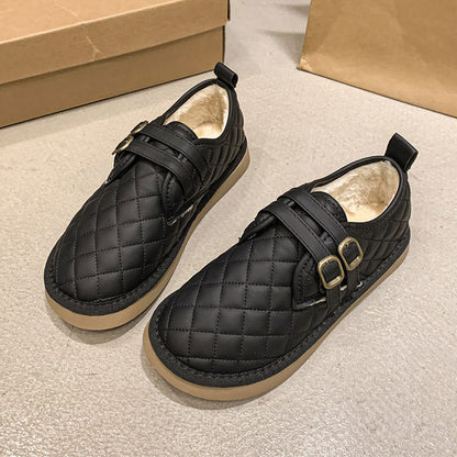 Damen Sneaker Bequem Stilvoll mit Doppelriemen