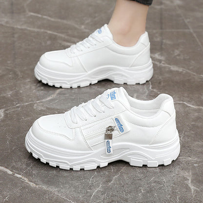 Damen Sneaker Chunky Rutschfest mit Reißverschluss