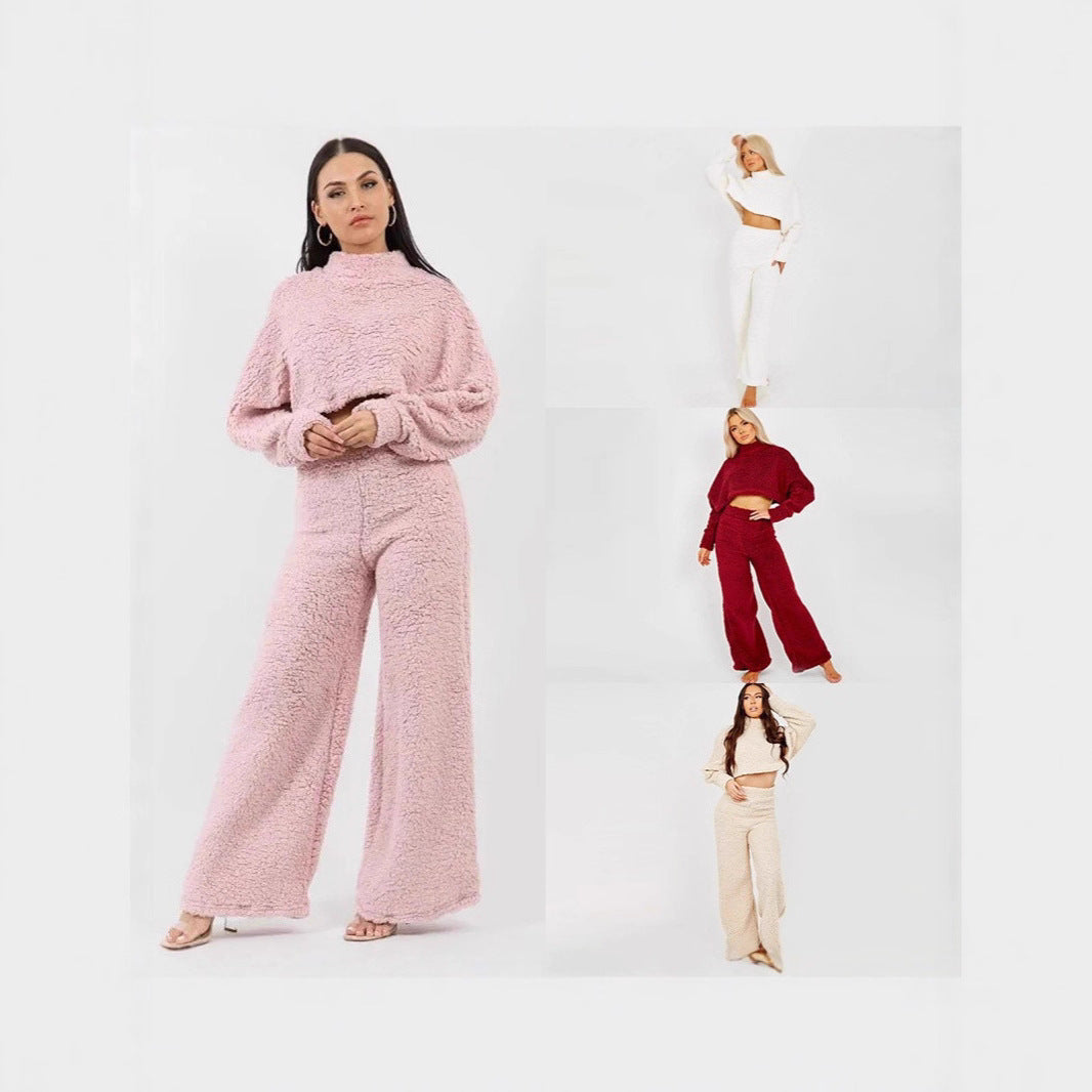 Weiches Damen Plüsch-Set Warm - BerlinGlamour