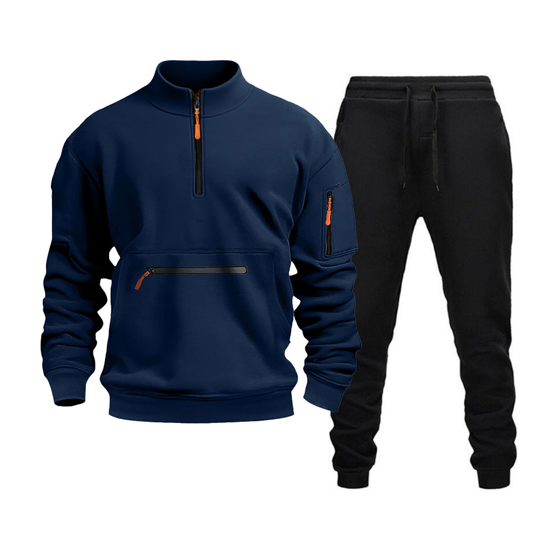 Ein modernes Sportliches Freizeit-Set mit praktischen Reißverschlusstaschen und modernem Schnitt BerlinGlamour für den ambitionierten Sportler.
