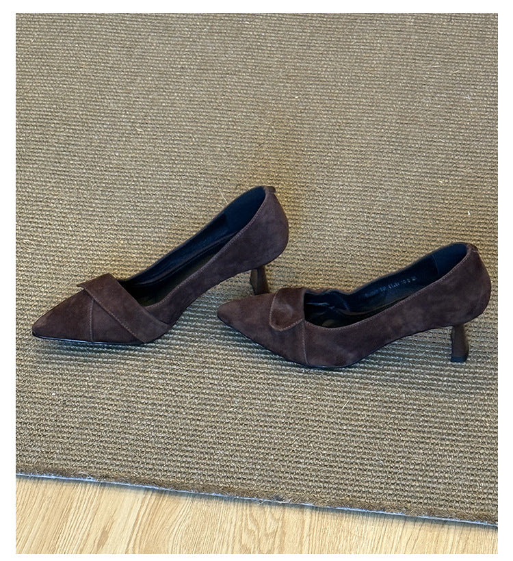 Elegante Damen High Heels mit Schleife Schwarz