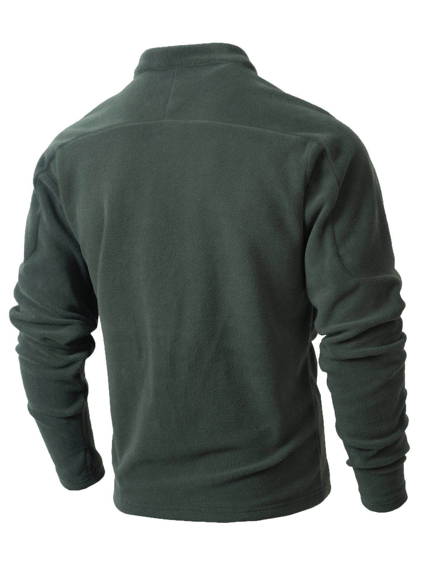 Herren Fleece Pullover Stehkragen Modern Bequem