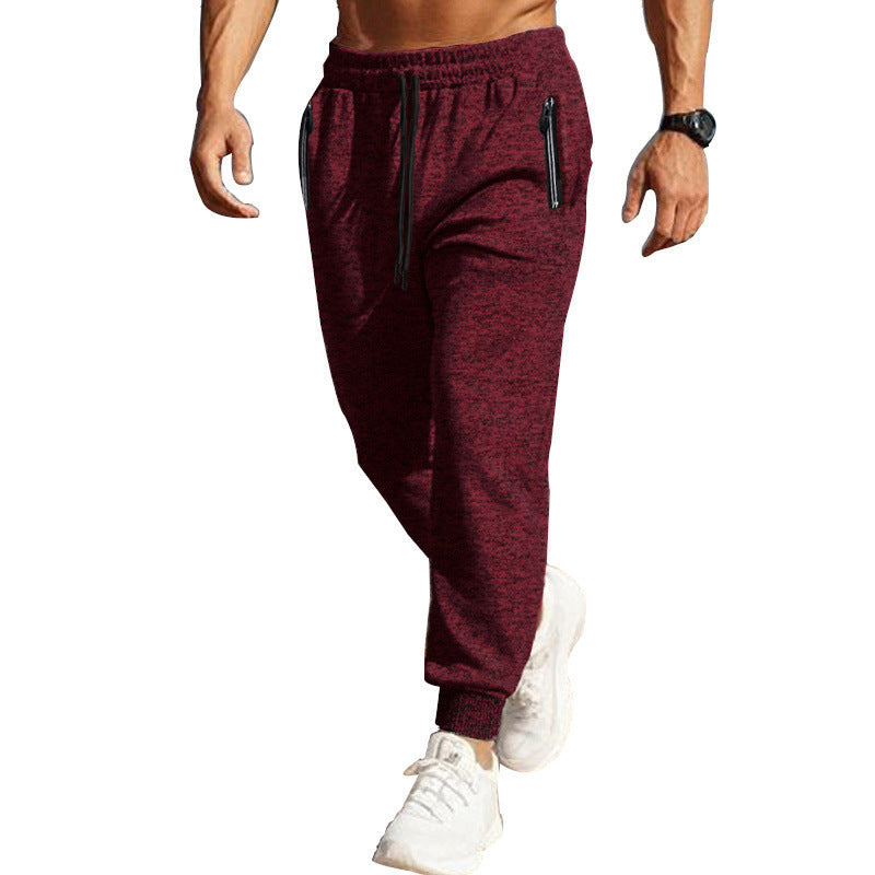Herren Jogginghose Sportlich Reflektierend Mit Reißverschluss