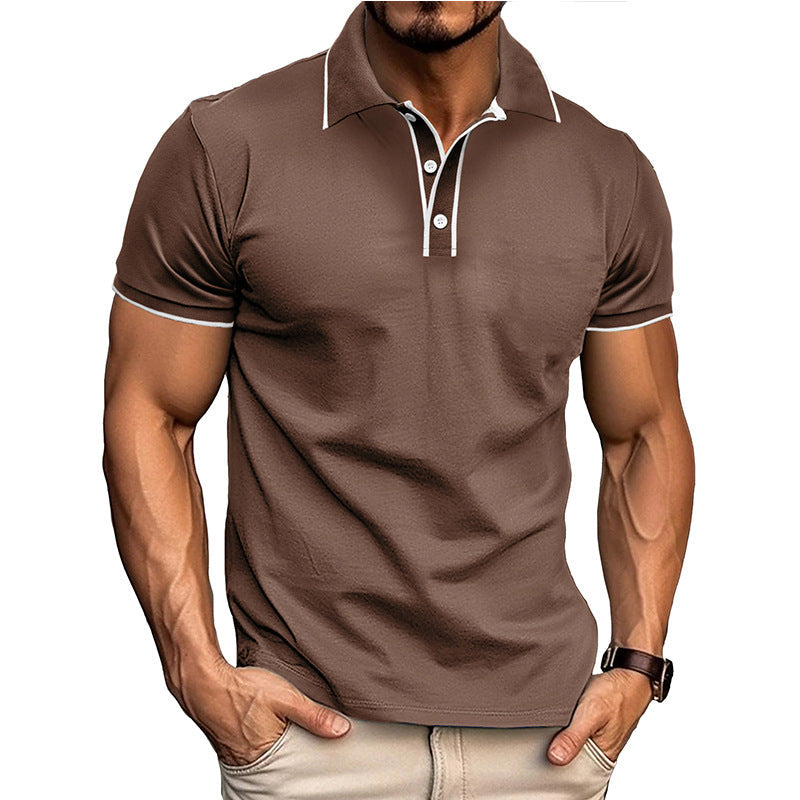 Herren Poloshirt Sportlich Modern Schnitt