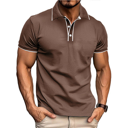 Herren Poloshirt Sportlich Modern Schnitt