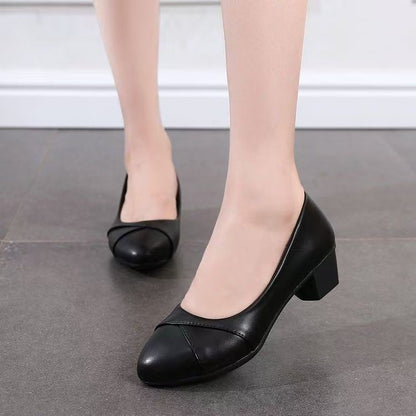 Damen Pumps Blockabsatz Elegante Bequem