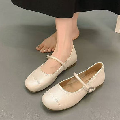 Damen Ballerinas Bequem Elegant Riemenchensystem