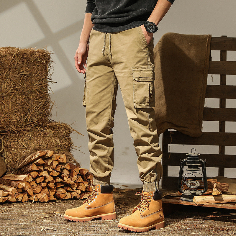 Herren Cargo Hosen Bequem Mit Seitentaschen - BerlinGlamour