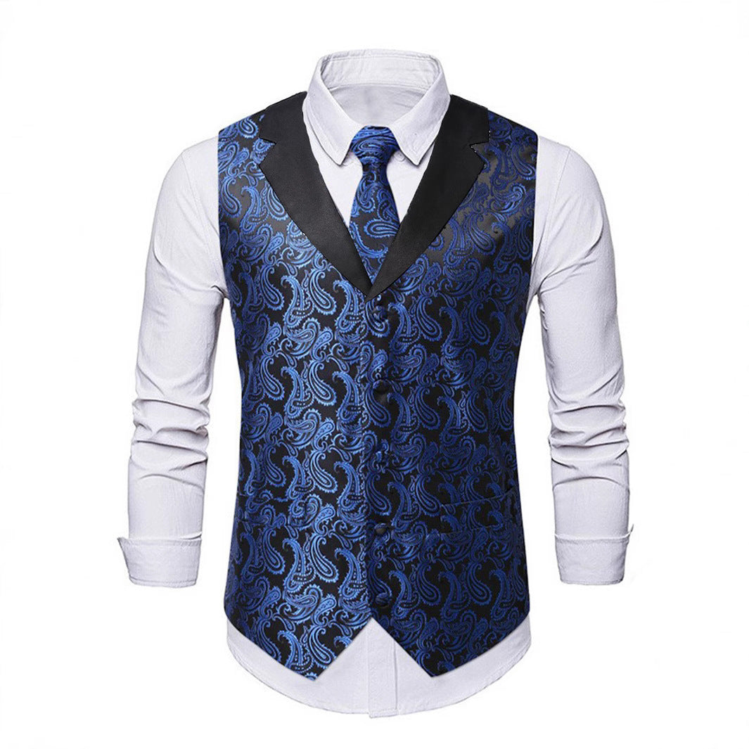 Elegante Herren Weste mit Paisley Muster Modern