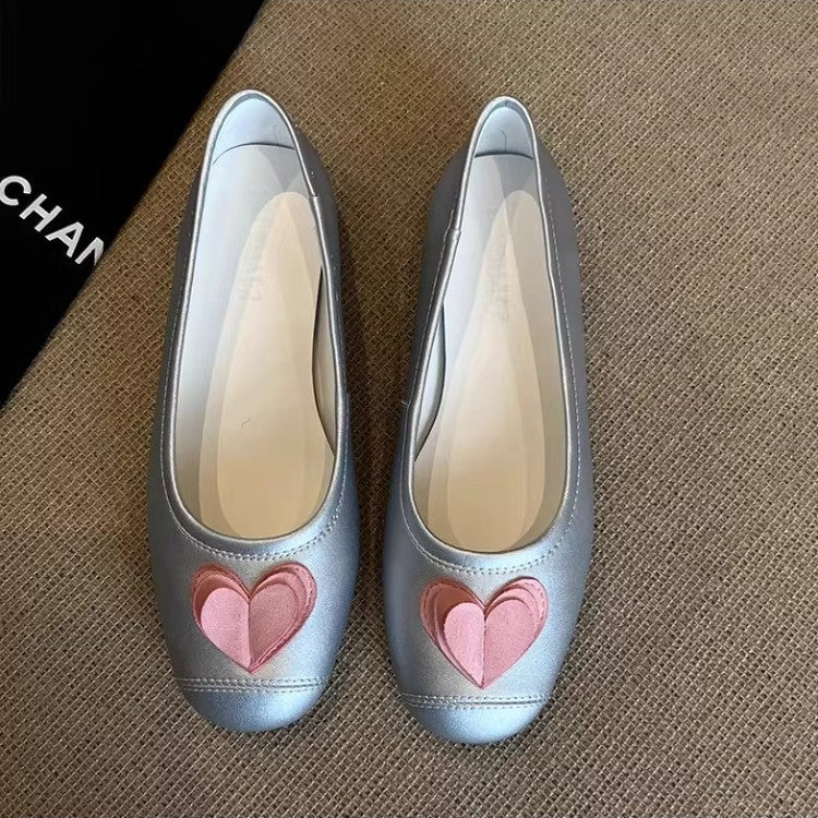 Damen Ballerinas Wildleder Modern Schuhe