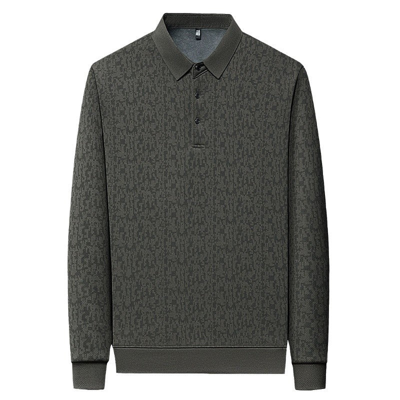 Herren Poloshirt Langarm Feuchtigkeitsregulierend Modern
