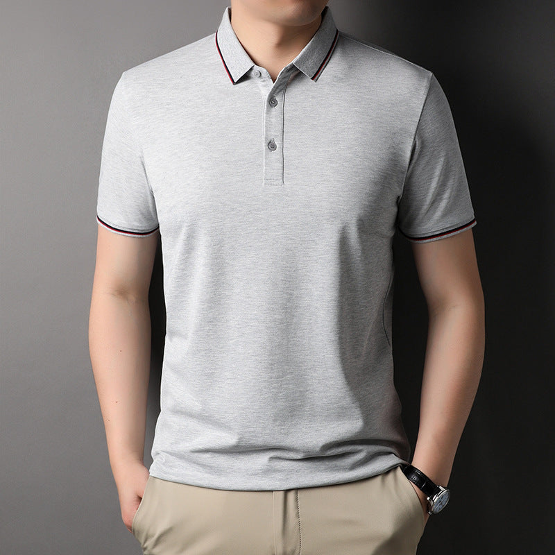 Herren Poloshirt Atmungsaktiv Modern Kontrastakzente