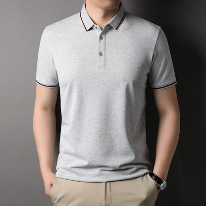 Herren Poloshirt Atmungsaktiv Modern Kontrastakzente