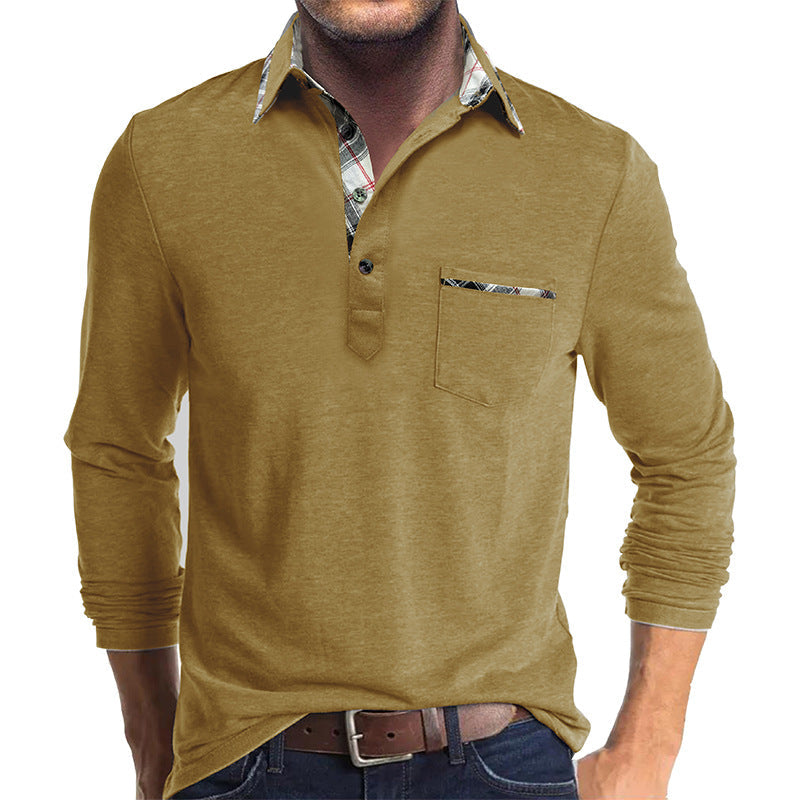 Herren Langarmshirt Elegant Modern Slimfit