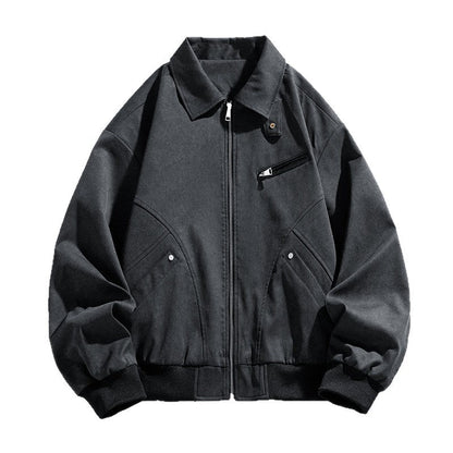 Herren Bomberjacke Lässig Modern Schnitt Berlin Style