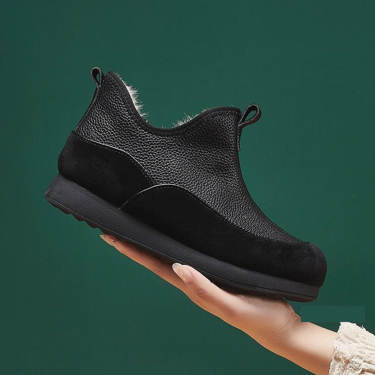 Damen Sneaker High-Top Warm mit rutschfester Sohle