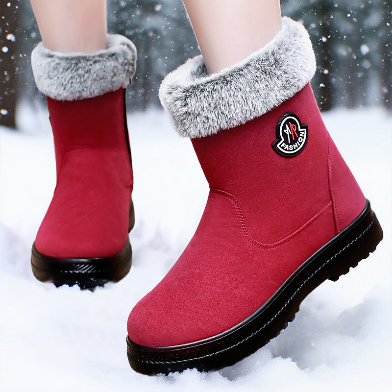 Damen Winterstiefel Warm Weich Innenfutter Rutschfest - BerlinGlamour