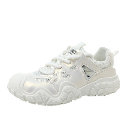 Damen Sneaker Sportlich Reflektierend mit Dämpfung