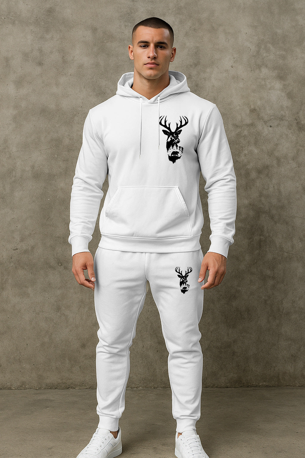 Herren Freizeitanzug Modern Stylish Schwarzer Anzug