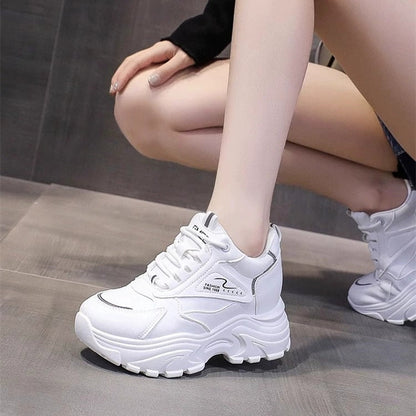 Damen Sneaker Chunky Bequem Laufsohle Ergonomisch
