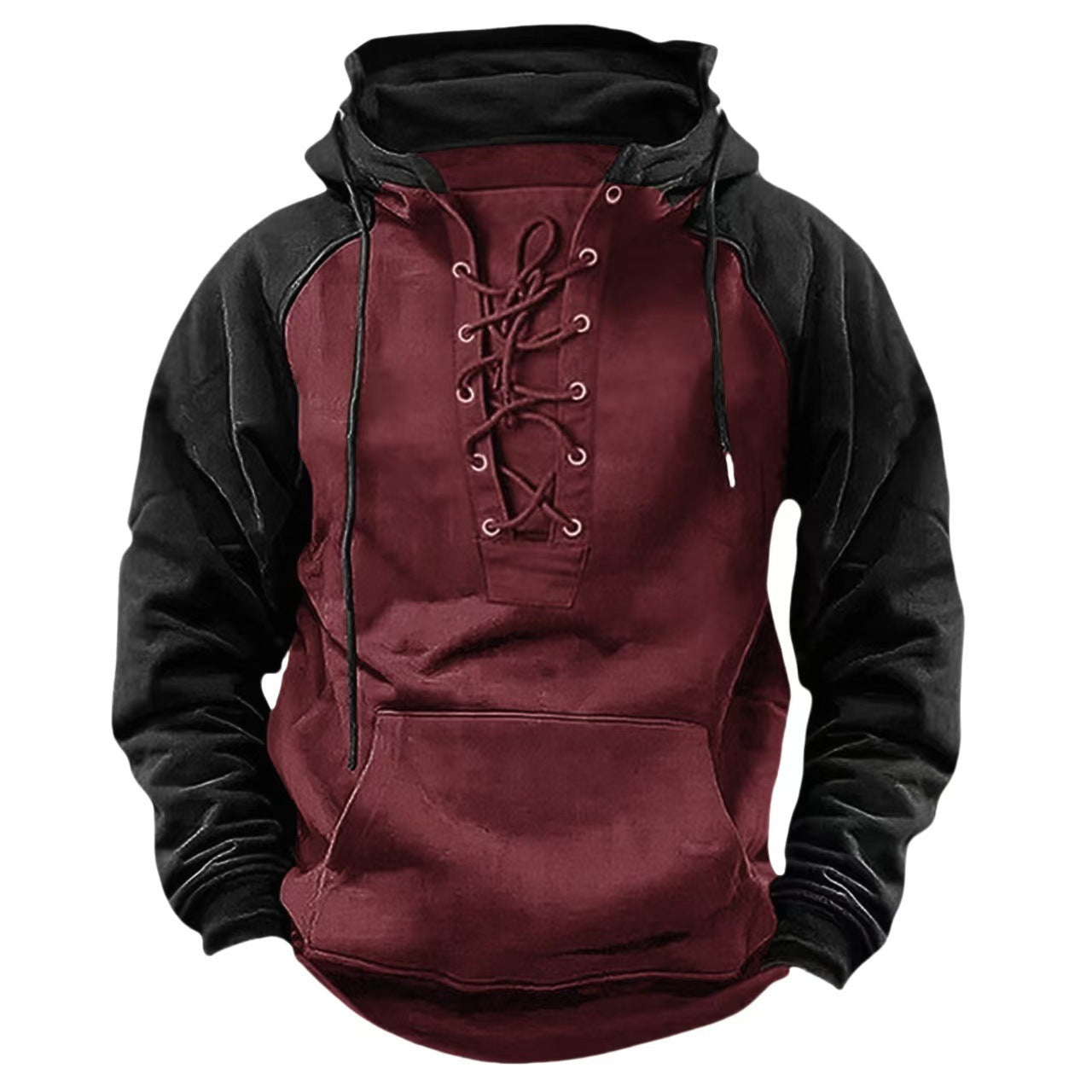 Herren Kapuzenpullover Modern Schnürverschluss Gemütlich