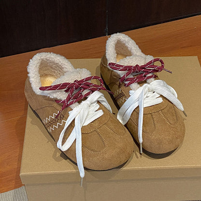 Lammfell Sneaker Damen Bequem Luxus Schuhe