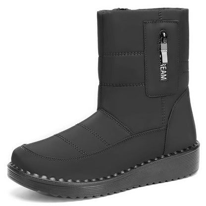Damen Winterstiefel Warmfutter Rutschfest Schnee Stiefel