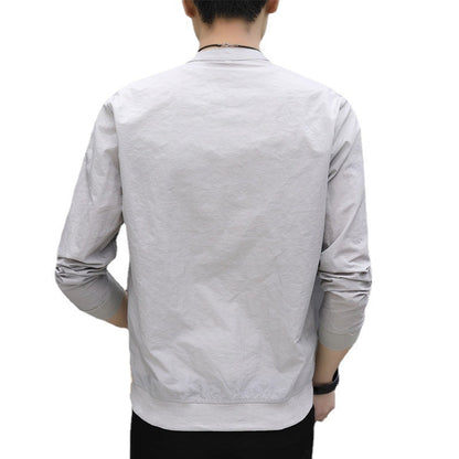 Herren Übergangsjacke Leicht Wasserabweisend Modern