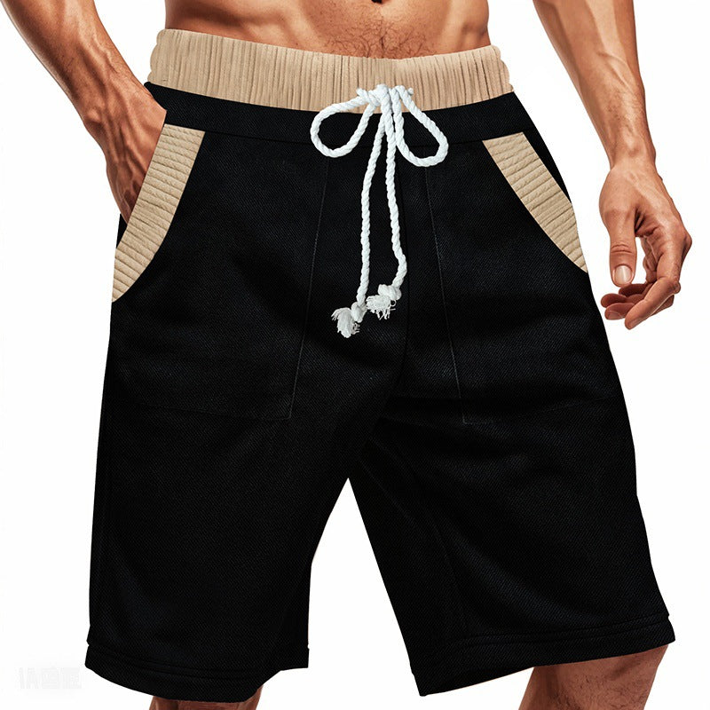 Herren Shorts Lockere Freizeitshorts mit Taschen Sommer