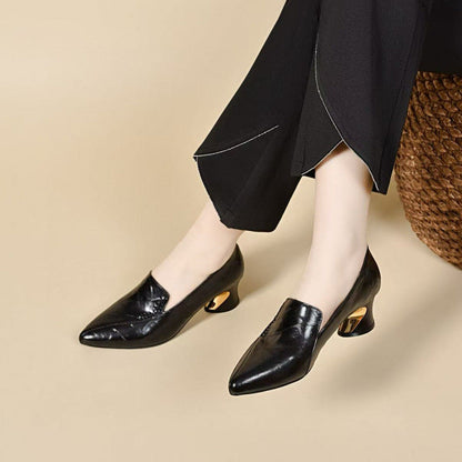 Damen Absatzschuhe Elegant Bequem Hochwertig