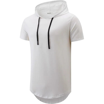 Herren Hoodie T-Shirt Kurzarm Modern Schnitt