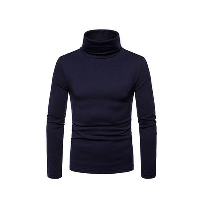 Herren Rollkragenpullover Weich Stretch Modern