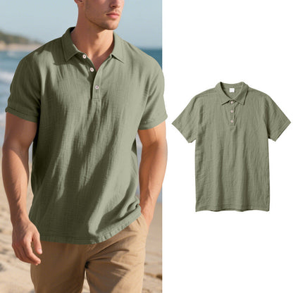 Herren Poloshirt Kurzarm Baumwolle Klassisch Modern