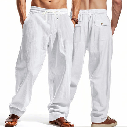 Herren Strandhose Leicht Elastisch Mit Taschen Sommer