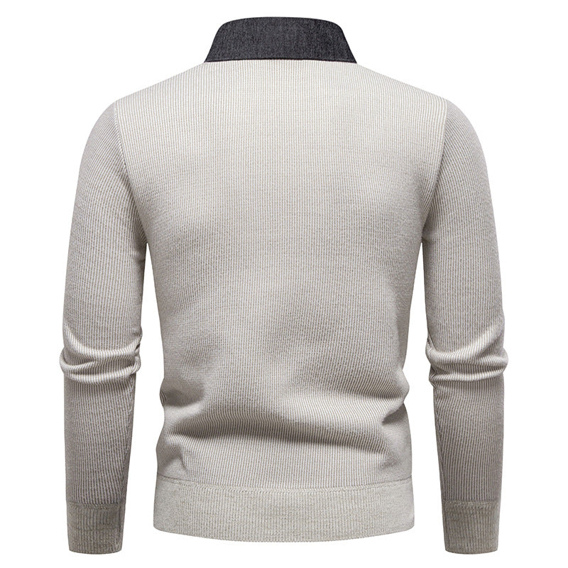 Herren Pullover Modern Kragen Hochwertig