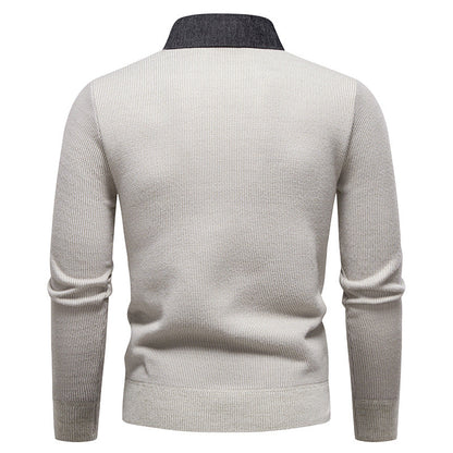 Herren Pullover Modern Kragen Hochwertig