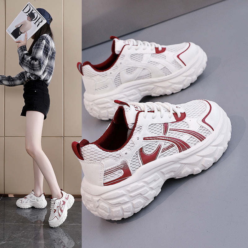 Damen Sneaker Sportlich Chunky Atmungsaktiv Leicht - BerlinGlamour