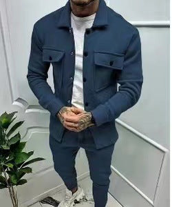 Herren Anzug Freizeit Modern mit Taschen