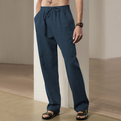 Leichte Herrenhose Leinen Bequem Freizeit - BerlinGlamour